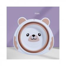 Little Sparks Foldable Baby Washbasin Bear Pink