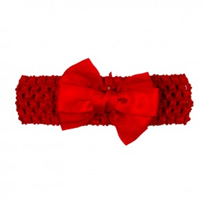 Little Baby Headband Red Bow
