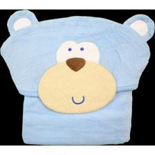 Cuby Baby Bath Towel Bear Blue