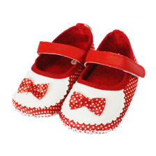Baby Steps Shoes Red Bow