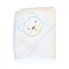 Baby Towel Blanket Bear Blue