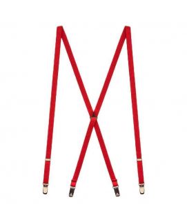 Red Suspenders Mens Fashion