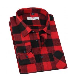 Men's Red Check Shirt