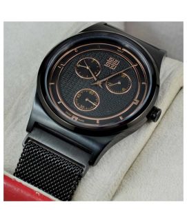 Men's Givenchy Cosmograph Magnet Lock Black Straps Watch