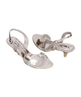 Shining Silver Heels For Women