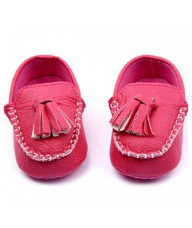 Kids Red Loafers