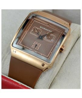 Men's Givenchy Square Cosmograph Brown Watch