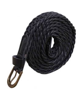 Black Female Style Hamp Rope Belt