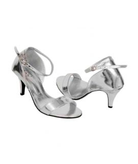 Silver Shining Heels For Her