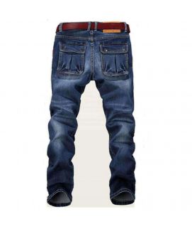 Men's Blue Square Pocket Jeans