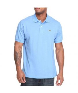 Mens Polo Shirt Aqua Blue