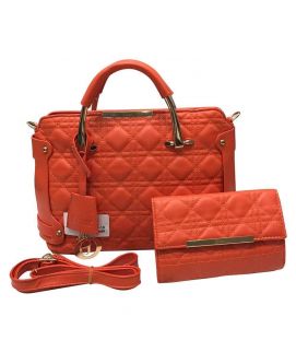 Dior Orange Ladies Hand Bag