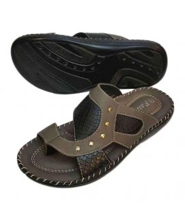 Brown & Black Soft Slippers for Mens