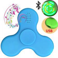 2PCS MINI Bluetooth Fidget Spinner with LED Light Hand Audio Wireless Music Speaker Finger Toy