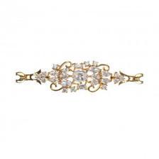 Jewellery Hut 1k Gold plated zirconia bracelet with gift box