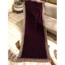 Beautiful Embroidered Velvet Shawl for Ladies