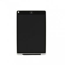 LCD Writing Tablet With Mouse Pad - 12 Inches - White Color