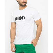 Army Graphic White Tshirts For Mens