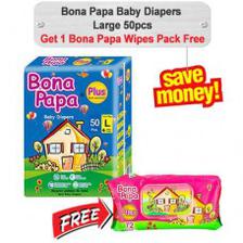 Bona Papa Baby Diapers Large 50pcs