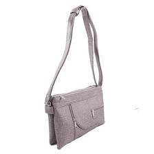 Women's Long Belt Clutch Purse Bag Shoulder Handbag - Khaki
