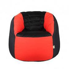 Sports Chair Fabric - Red & Black
