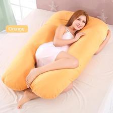 Yellow Sleeping Support Pillow For Pregnant Women