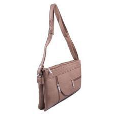 Women's Long Belt Clutch Purse Bag Shoulder Handbag - Mid Brown