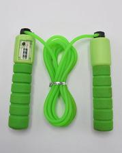Skipping Jump Rope With Counter Foam Handles - Green