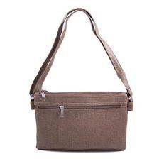 Women's Long Belt Clutch Purse Bag Shoulder Handbag - Brown
