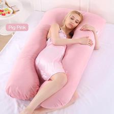 Pink Sleeping Support Pillow For Pregnant Women