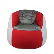 Sports Chair Fabric - Red & Grey