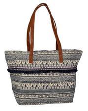 Multicolor Canvas Shopping Bag Shoulder & Hand Bag