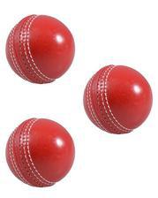 Pack of 3 Plastic Hard Ball for Kids - Red  SP-318