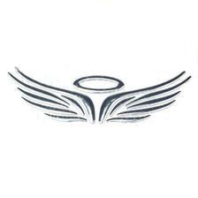 Soft Plastic Wing Car Logo Sliver