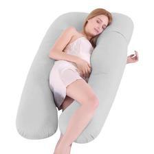 Gray Sleeping Support Pillow For Pregnant Women
