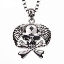 Skeleton pendent with chain