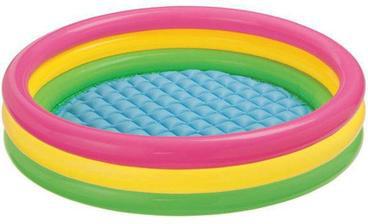 Portable Swimming Pool For Kids 3 Feet Multi color