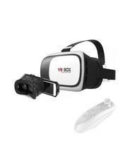 D Marts BOX 3D Virtual Reality Glasses With Remote - White