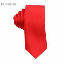 Red Slim Tie