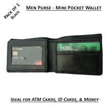 Bi Folding Men Purse Mini Wallet as Card Case for Boys in Best Quality Leather Slim ID Card Holder Wallets for Men