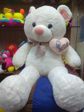Love heart teddy bear stuff toy - 100 cm - 3.2 feet