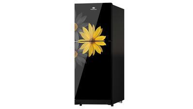 Electrolux Shine Series Black Yellow Flower Refrigerator
