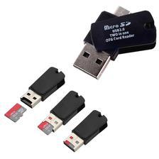 OTG Plus USB 2 in 1 Memory Card Reader USB 2.0 And Micro 8600