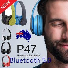 Bluetooth Wireless Headphone Headset - Foldable Design P47