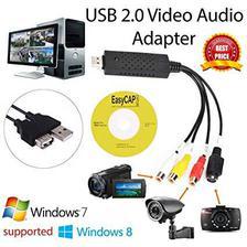 EasyCap USB 2.0 Capture Card Video TV DVD VHS Audio Capture Card 3 in 1 VHS to DVD Adapter Converter PC PS3 Xbox for Win 7 8 32 64