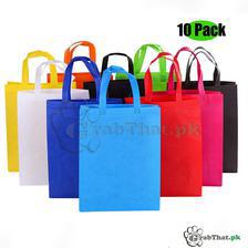 Fabric Cloth Shopping Bag Pack of 10