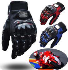 Pro-Biker Carbon Fiber Bike Motorcycle Motorbike Racing Gloves