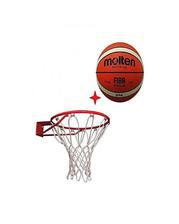 Molten Official Basketball With Free Basketball Net home gym used