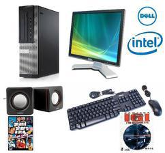 Complete PC Optiplex 7010 SFF Computer - Intel Pentium 3rd Generation 3.10Ghz - 4GB RAM DDR3 - 250GB HDD - DVD - Windows 7 - 17 inch LCD - Keyboard - Mouse - Power Cables - VGA Cable - Speakers - 2 Games Installed