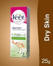 VEET CREAM Silk & Fresh Dry - 25 gm Retail